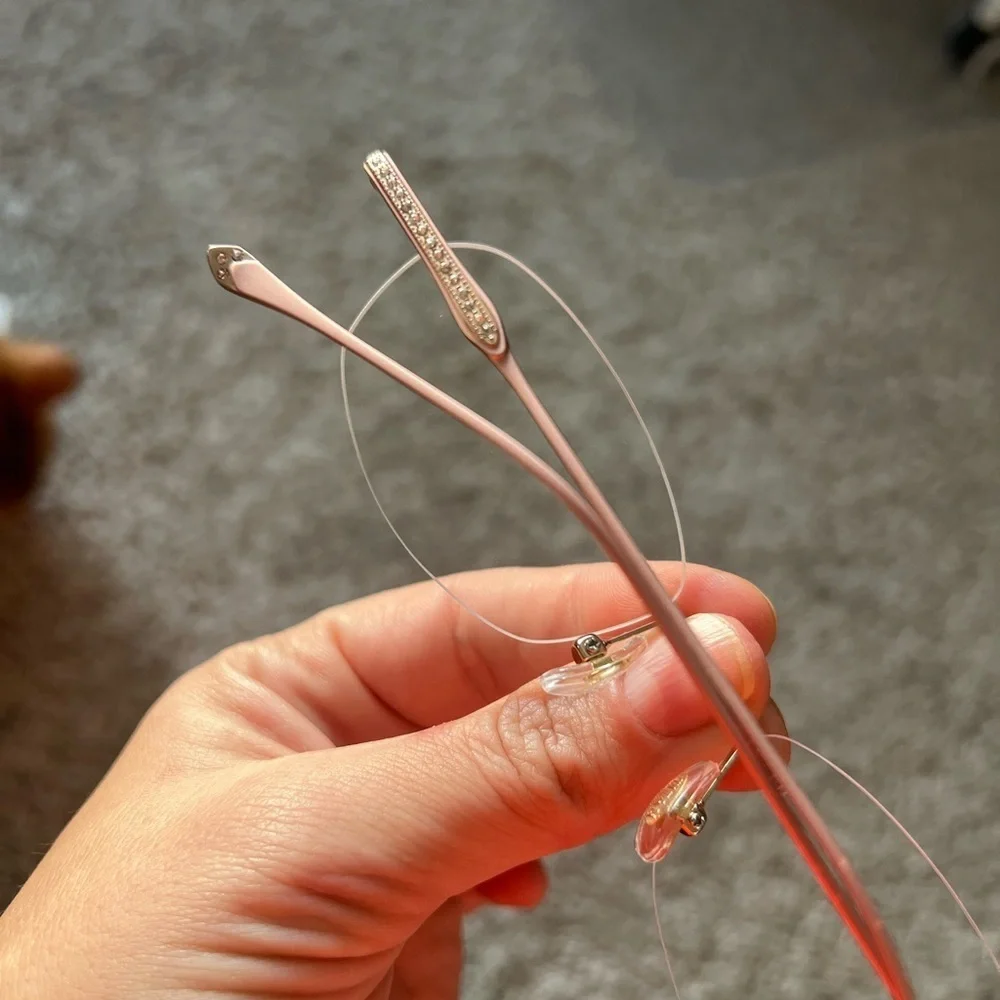 New glasses with charm and embellishments